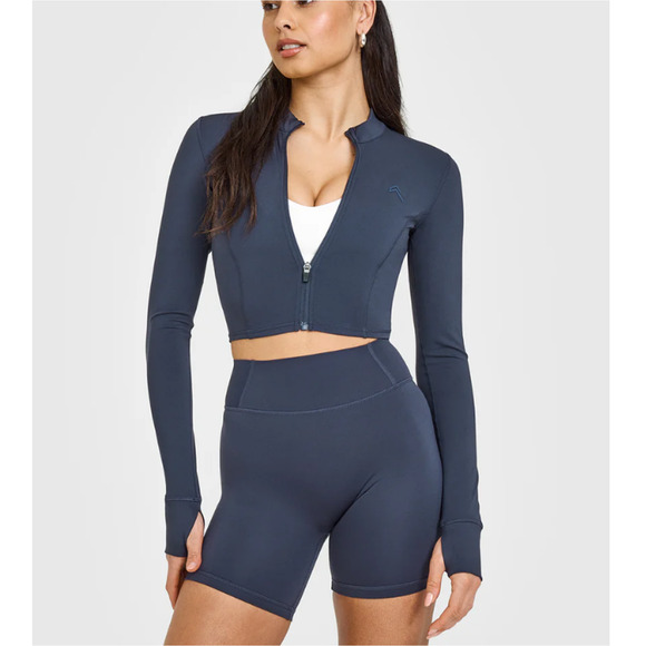 Oner Active True Blue Timeless Crop Jacket Size S